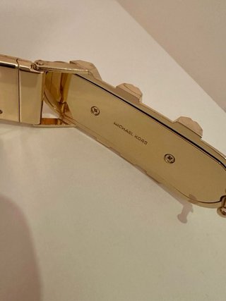 Cinturón Michael Kors MK Dorado y Marrón