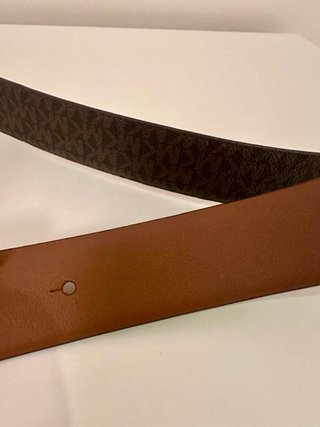 Cinturón Michael Kors MK Dorado y Marrón