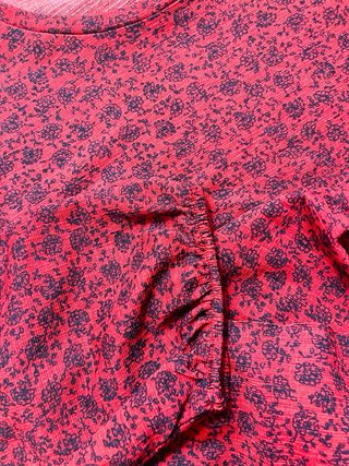 Vestito Zara rosso fantasia