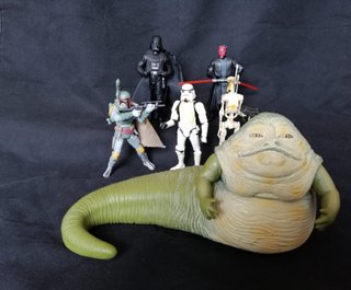 Star Wars Hasbro 6 Figuras: Jabba, Darth Vader +4