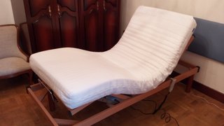 Cama articulada eléctrica con colchón
