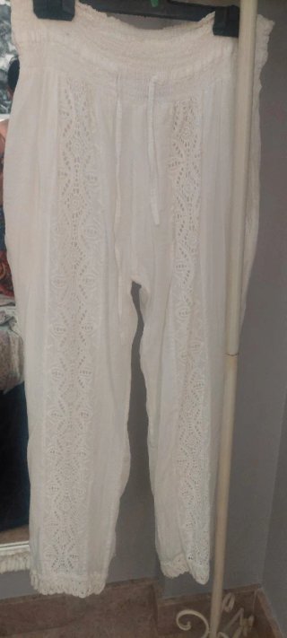 Pantalón Ibicenco Blanco Talla Única