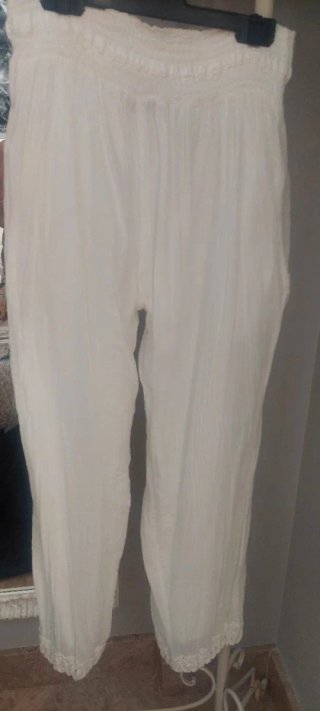 Pantalón Ibicenco Blanco Talla Única
