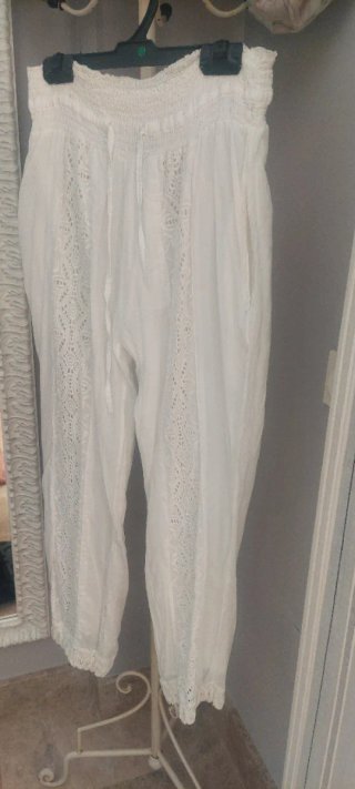 Pantalón Ibicenco Blanco Talla Única