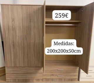 Armario 2m x 2m x 50cm