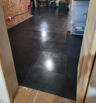 Losetas suelo PVC Vinilo 60x60 Antracita