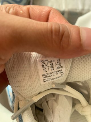 Zapatillas Asics Beige y Azul