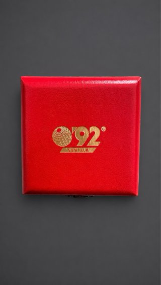 Medalla Oficial Expo 92 Plata 925 Proof
