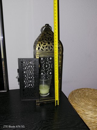 Lámpara de vela decorativa
