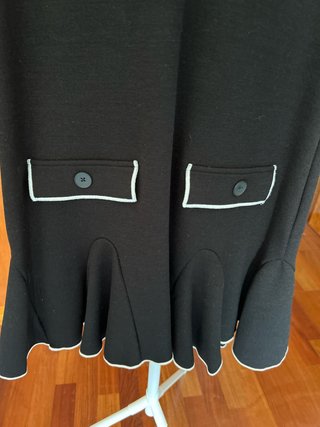 Vestido Retro/Vintage Negro
