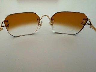 Gafas Cartier Marrones y Doradas