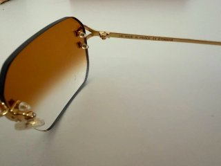 Gafas Cartier Marrones y Doradas