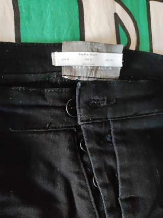 Pantalones cargo Zara hombre verde oliva