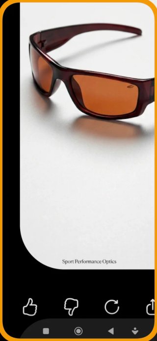 Gafas de sol marrones y multicolor