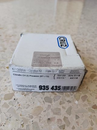 Barras de techo Citroën C4 Picasso + 4 cerraduras.