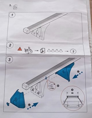 Barras de techo Citroën C4 Picasso + 4 cerraduras.