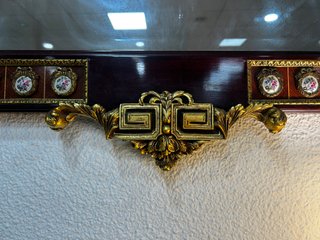 Espejo Antiguo Estilo Luis XVI Madera y Bronce