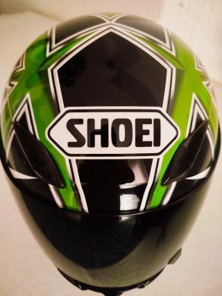 Casco Shoei XR1000 Verde y Negro