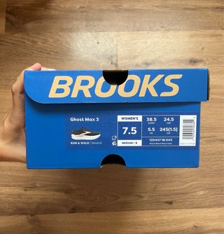 Zapatillas Brooks Ghost 3 Negro/Dorado