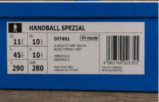 Adidas Handball Spezial Negro y Verde