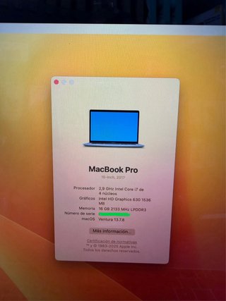 MacBook Pro 15” 2017