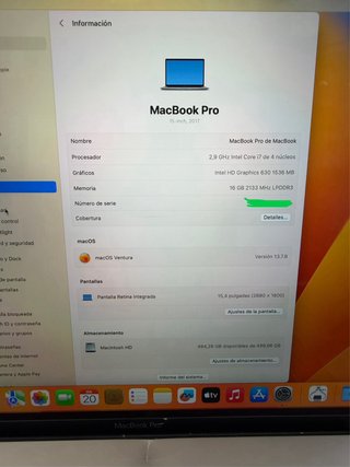 MacBook Pro 15” 2017