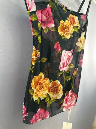 Dolce & Gabbana Blusa Floral Transparente