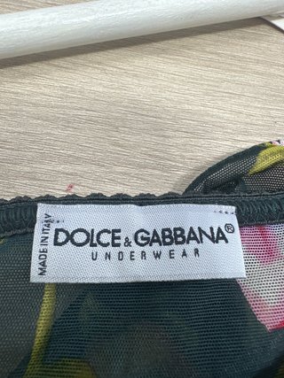 Dolce & Gabbana Blusa Floral Transparente