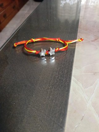 Pulseras España Estrella Roja Amarilla