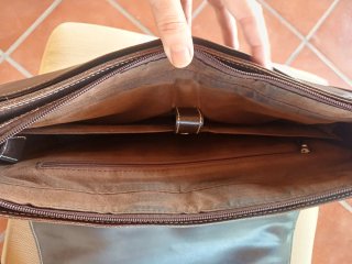 Bolso ejecutivo piel marrón HUGO BOSS