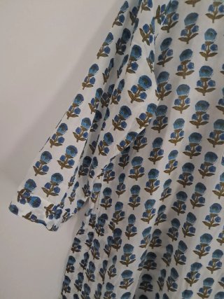 Vestido estampado floral talla S Natura