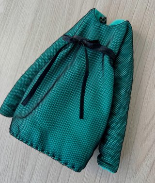 Elegante vestito smeraldo per bambola Blythe