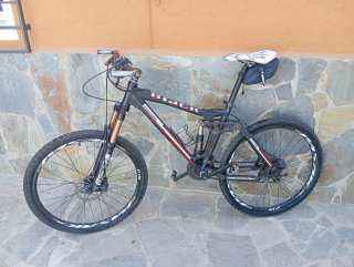 Bici MTB Conor Black 26 Doble Suspensión