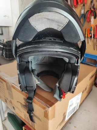 Casco Moto LS2 Negro