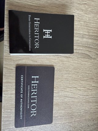 Reloj Heritor y Carl von Zeyten