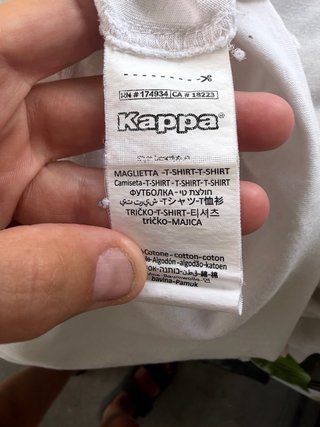 Camiseta Kappa Blanca Talla L