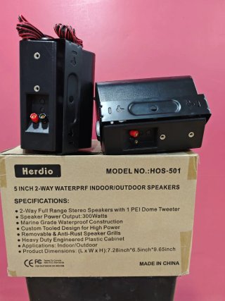 Altavoces Herdio 5 300W Exterior/Interior