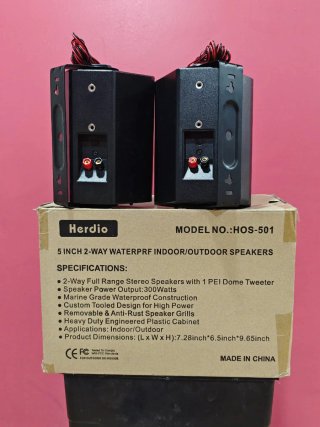 Altavoces Herdio 5 300W Exterior/Interior