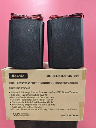 Altavoces Herdio 5 300W Exterior/Interior