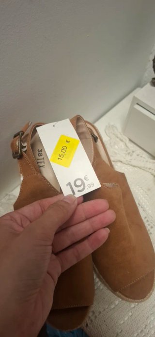 Zapatos esparto
