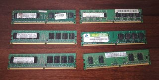 Lote Memoria RAM Corsair Kingston Samsung