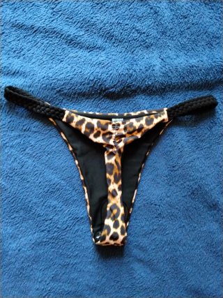 Bikini estampado leopardo mujer