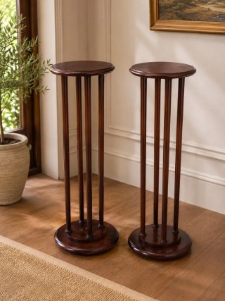 Columnas de caoba (2 unidades)