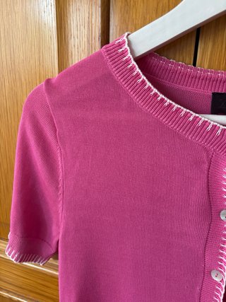 Camiseta rosa manga corta