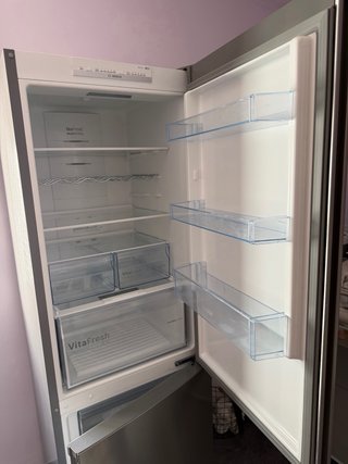 Frigorífico  Bosch Inox Con seguro de averia.