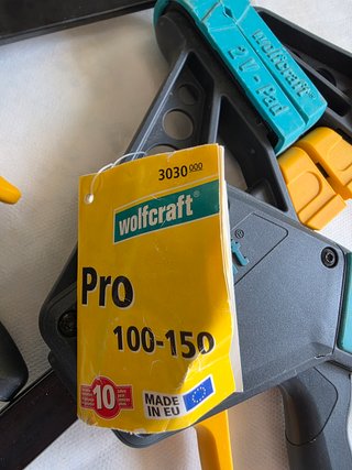 Sargentos Monomanuales Wolfcraft Pro