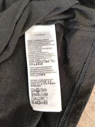 Camiseta Tommy Hilfiger Negra Talla M