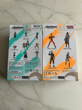 Muñecos Bandai Anime Heroes Naruto y One Piece