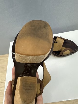 Sandalias Marni Beige y Marrón