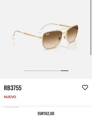 Gafas de Sol Ray-Ban Doradas y Marrones